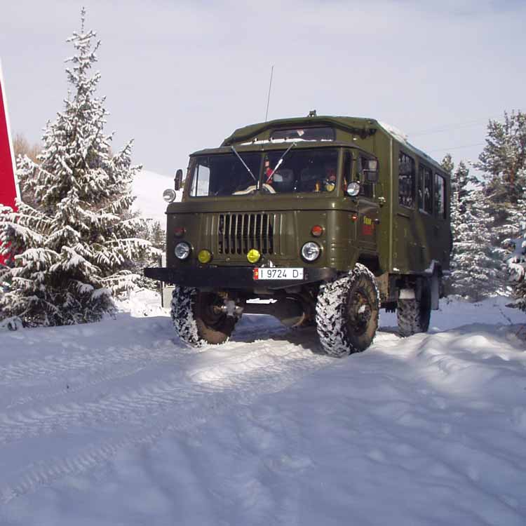 Soviet militury trucks for the mountains