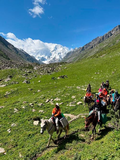 Horseback riding in Kyrgyzstan